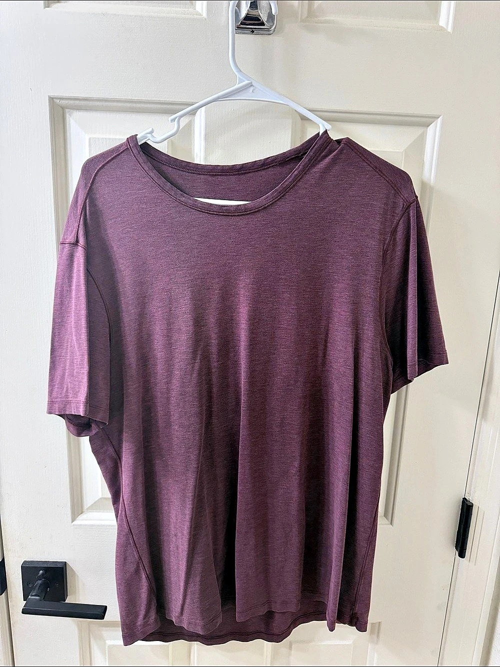 lululemon Metal Vent Tech Short-Sleeve Shirt Short Sleeve Top in Purple Like New